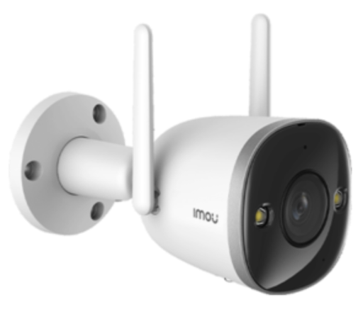 CAMARA IMOU BY DAHUA BULLET 2C 4MP H265 2.8MM WIFI IP67 DET HUMANO IPC-F42N