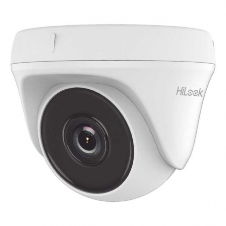 CAMARA DE SEGURIDAD HIKVISION ANALOGA HILOOK 2MP TURRET INTERIOR THC-T120-PC 2.8MM